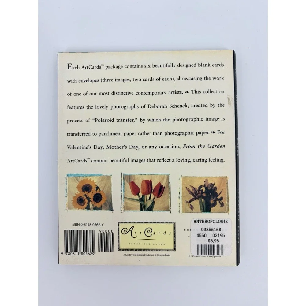 Anthropologie Art Cards Deborah Schenck Notecards and Envelopes Fruit and Floral